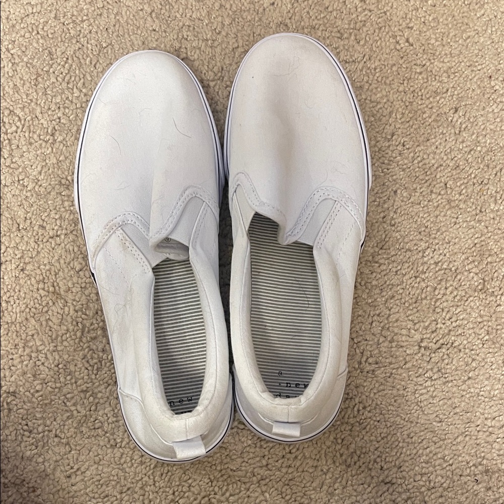 White Slip-On Shoes